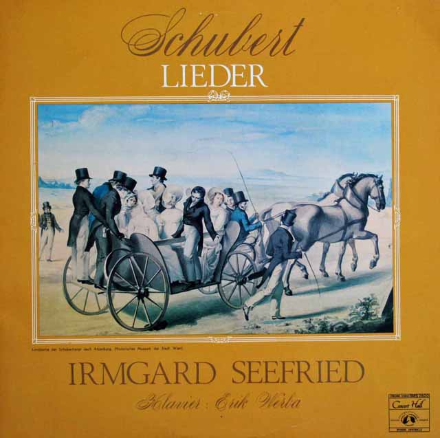 ゼーフリートのシューベルト/歌曲集　独CH　3734　LP レコード