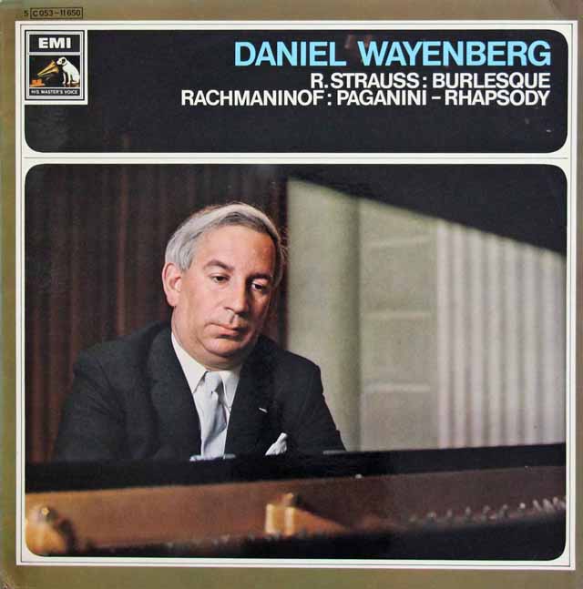 ワイエンベルク&ドホナーニのR.シュトラウス/ブルレスケほか　蘭EMI　3033　LP レコード