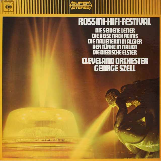 セルのロッシーニ/序曲集　独CBS　3793　LP レコード