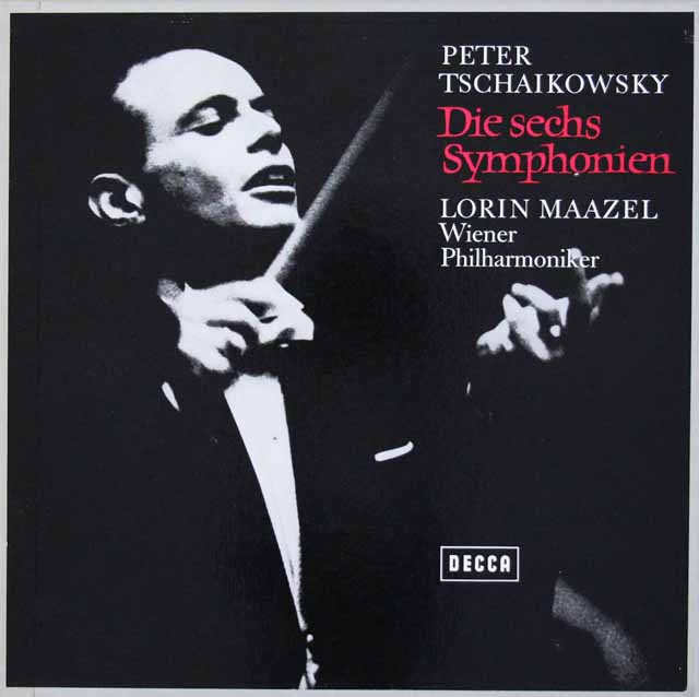 【直筆サイン入り】　マゼールのチャイコフスキー/交響曲全集　独DECCA　3412　LP レコード