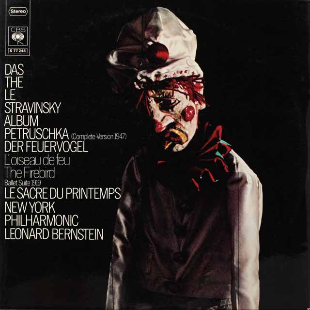 バーンスタインのストラヴィンスキー/「春の祭典」、「ペトルーシュカ」、「火の鳥」　独CBS　3405　LP レコード