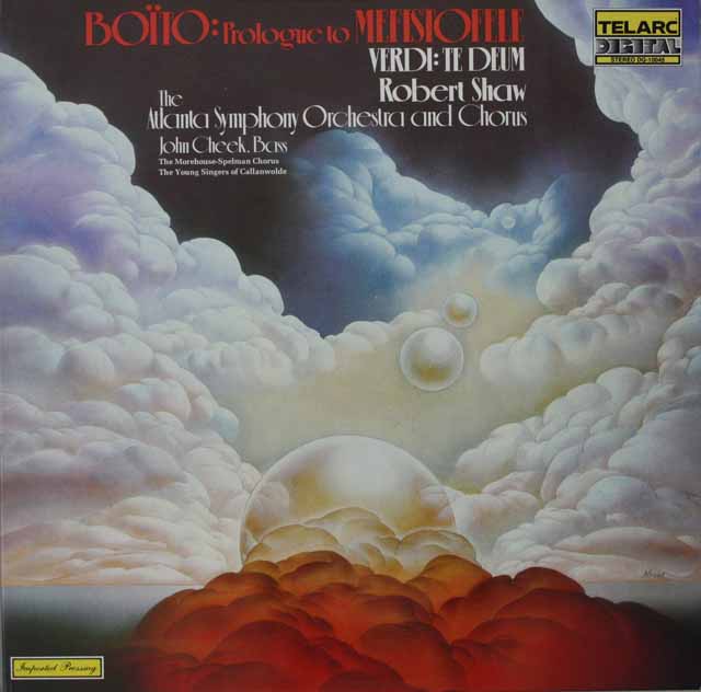 ロバート・ショウのボーイト/歌劇「メフィストフェーレ」へのプロローグほか　独TELARC　3746　LP レコード