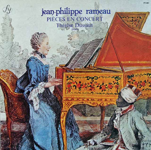 デュソーのラモー/コンセール用クラヴサン曲集　仏fy　3295　LP レコード