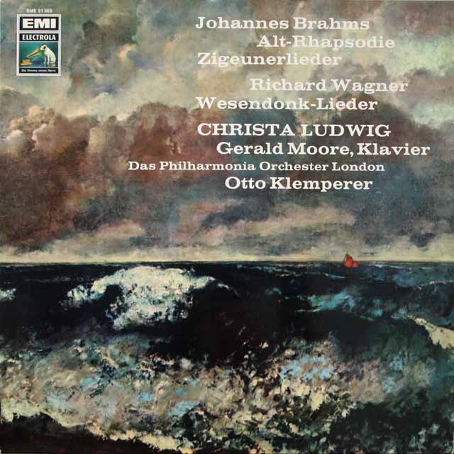ルートヴィヒ、クレンペラーのブラームス/「アルト・ラプソディ」ほか　独EMI　3793　LP レコード