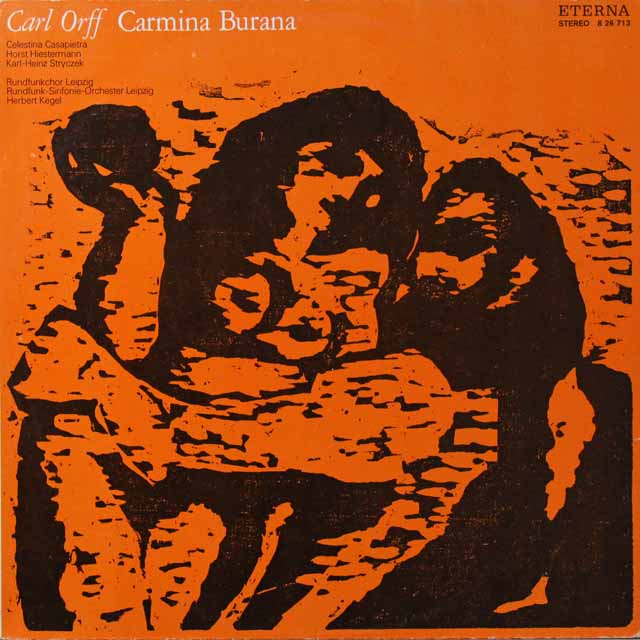 ケーゲルのオルフ/「カルミナ・ブラーナ」　独ETERNA  2705　LP レコード