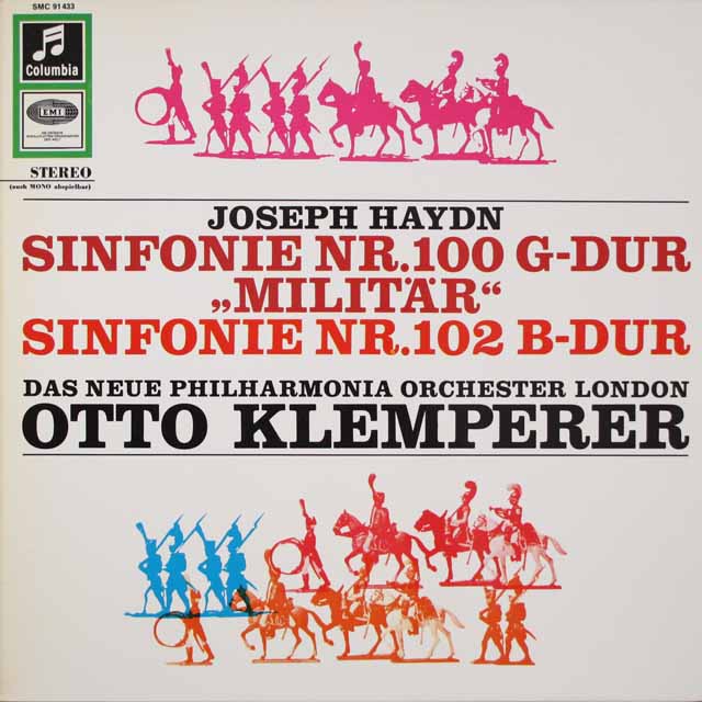 クレンペラーのハイドン/交響曲第100番「軍隊」ほか　独Columbia　3793　LP レ コード