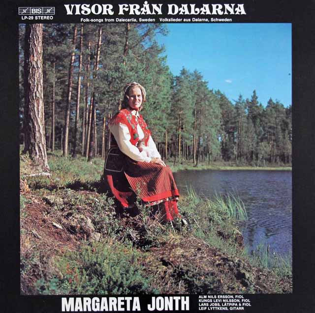 ヨントのスウェーデン・ダーラナ地方のフォークソング集　独BIS　3735　LP レコード