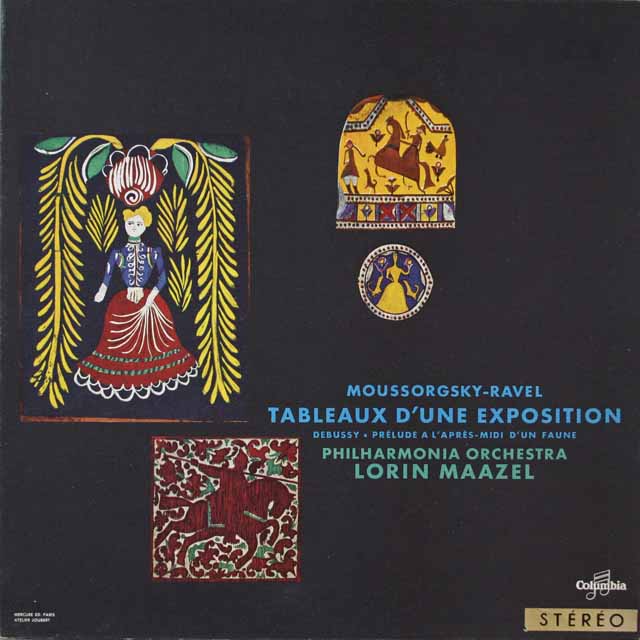 マゼールのムソルグスキー/「展覧会の絵」ほか  仏Columbia  2634　LP レコード