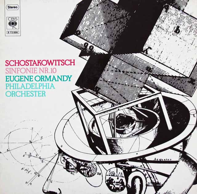 オーマンディのショスタコーヴィチ/交響曲第10番　独CBS　3035　LP レコード