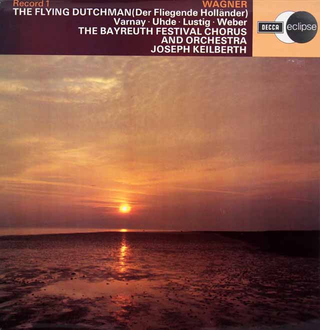 【オリジナル盤】　カイルベルトのワーグナー/「さまよえるオランダ人」　英DECCA　3390　LP レコード