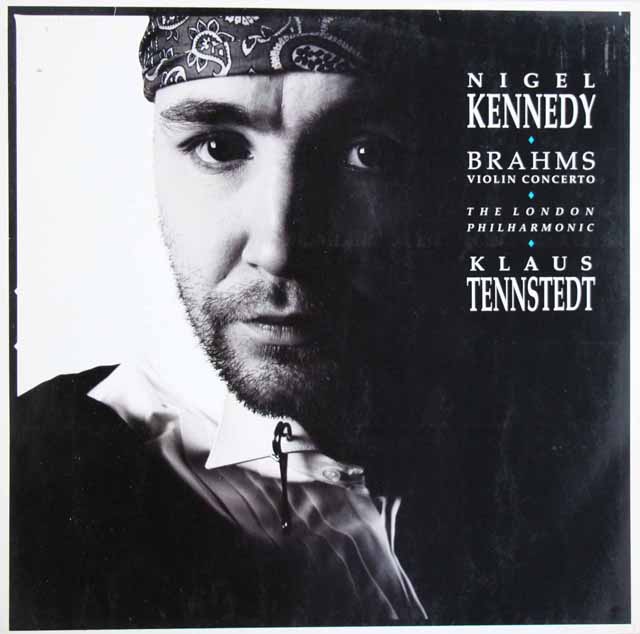 ケネディ、テンシュテットのブラームス/ヴァイオリン協奏曲　独EMI　3619　LP レコード
