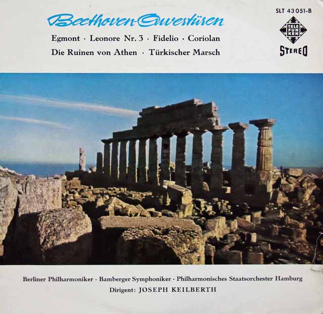 カイルベルトのベートーヴェン/序曲集　独TELEFUNKEN　3611　LP レコード