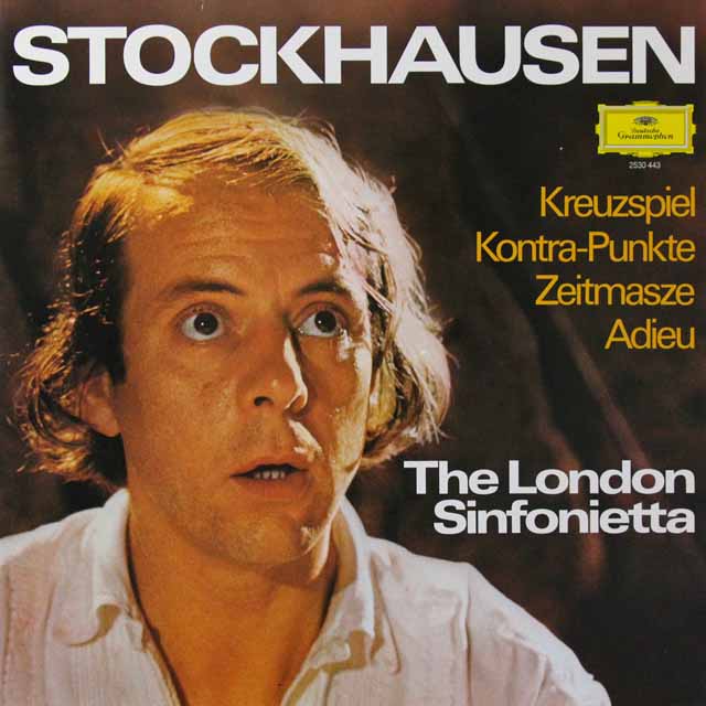 シュトックハウゼンの自作自演/「クロイツシュピール」、「コントラ・プンクテ」ほか　独DGG　3731　LP レコード