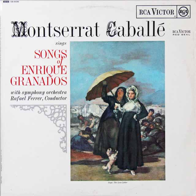 カバリエのグラナドス/愛の歌曲集ほか　英RCA　2703　LP レコード