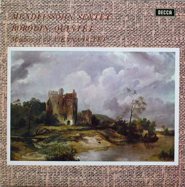 ウィーンオクテットのメンデルスゾーン/六重奏曲ほか　英DECCA　3229　LP レコード