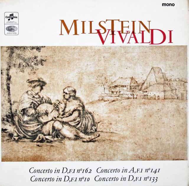 ミルシュタインのヴィヴァルディ/ヴァイオリン協奏曲集　英Columbia　3025　LP レコード