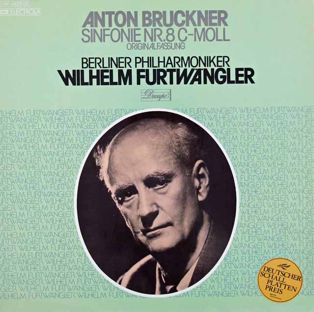 フルトヴェングラーのブルックナー/交響曲第8番　独EMI　3389　LP レコード