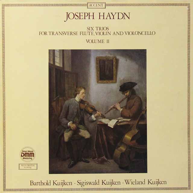 クイケン兄弟のハイドン/6つのフルート三重奏曲　独ACCENT　3731　LP レコード