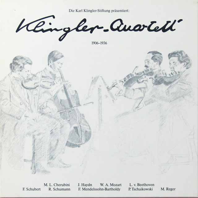 クリングラー四重奏団の芸術　独Odeon　3731　LP レコード