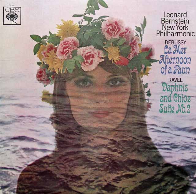 バーンスタインのドビュッシー/「海」ほか　英CBS　3611　LP レコード