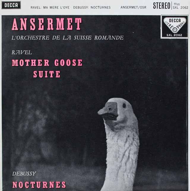 アンセルメのラヴェル/「マ・メール・ロア」ほか　英DECCA　3229　LP レコード