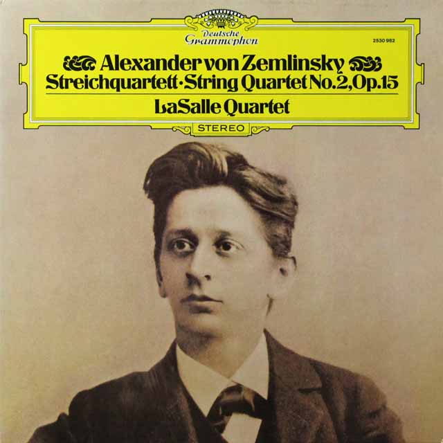 ラサール四重奏団のツェムリンスキー/弦楽四重奏曲第2番　独DGG　3541　LP レコード