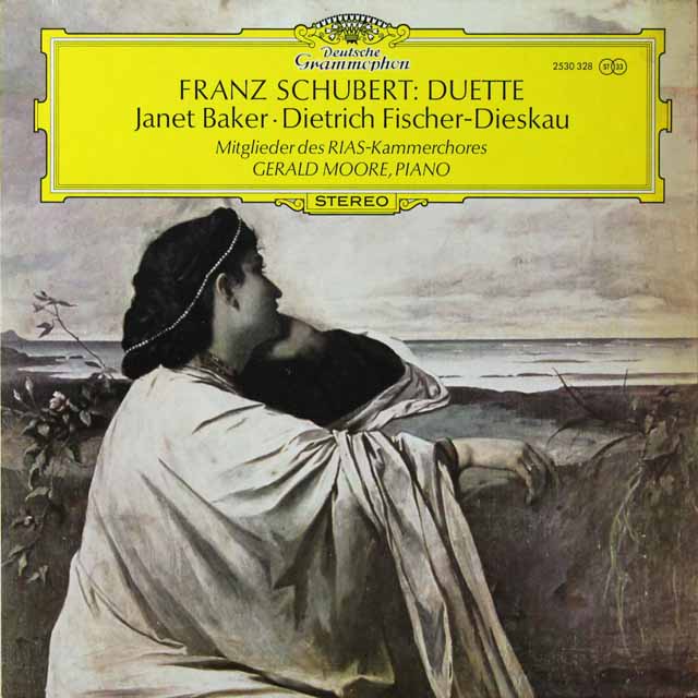 ベイカー&フィッシャー=ディースカウのシューベルト/二重唱集　独DGG　3541　LP レコード