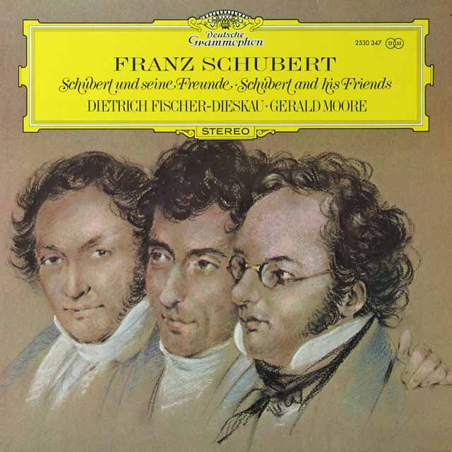 フィッシャー=ディースカウのシューベルト/友人の詩による歌曲集　独DGG　3541　LP レコード