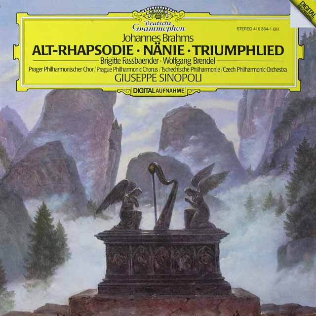 シノーポリのブラームス/オーケストラ付き合唱曲　独DGG　3541　LP レコード