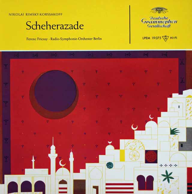 フリッチャイのリムスキー=コルサコフ/「シェヘラザード」　独DGG　3010　LP レコード