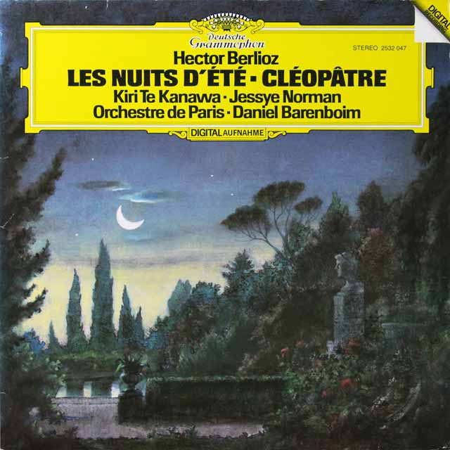 バレンボイムのベルリオーズ/「夏の夜」ほか　独DGG　3541　LP レコード