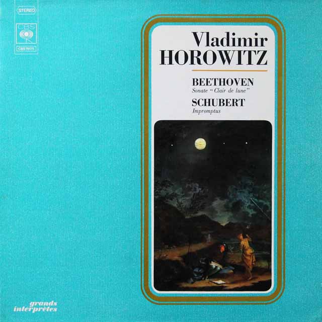 ホロヴィッツのベートーヴェン/ピアノソナタ第14番「月光」ほか　仏CBS　2706　LP レコード