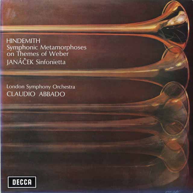 アバドのヤナーチェク/シンフォニエッタ　ほか　英DECCA　3798　LP レコード