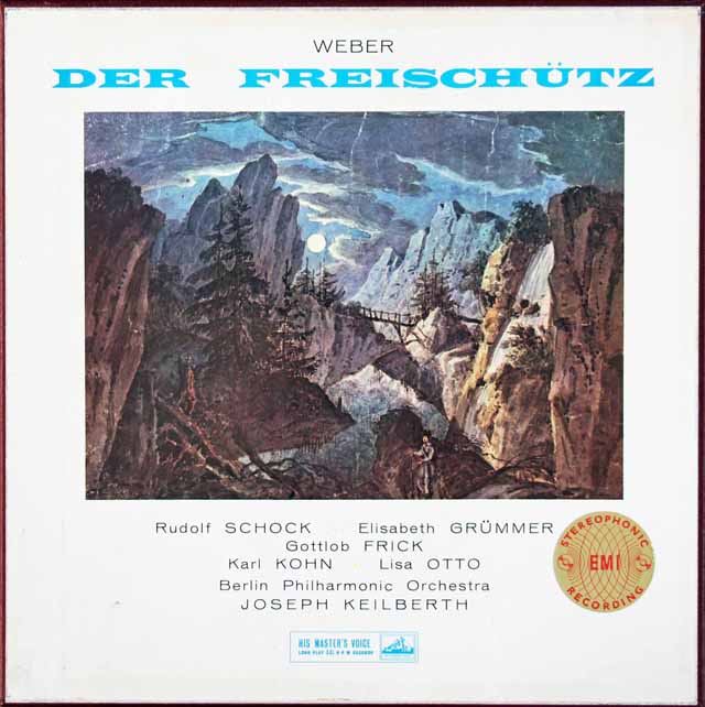 【オリジナル盤】カイルベルトのウェーバー/「魔弾の射手」全曲　英EMI（HMV）　3010　LP レコード