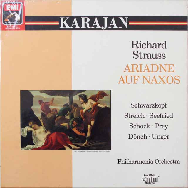 【未開封】　カラヤンのR.シュトラウス/「ナクソス島のアリアドネ」　独EMI　3793　LP レコード