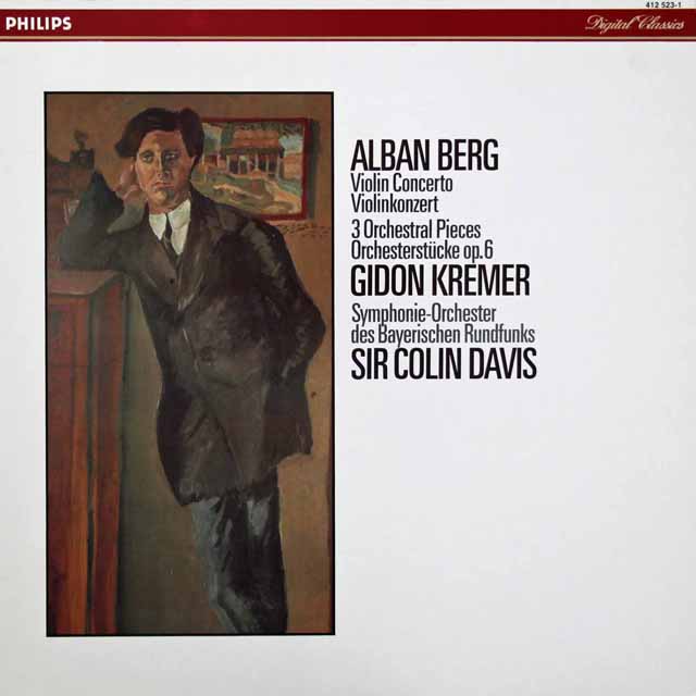 クレーメル、デイヴィスのベルク/ヴァイオリン協奏曲　蘭PHILIPS　3635　LP レコード