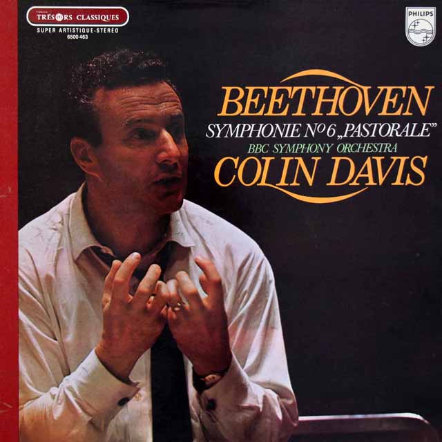 デイヴィスのベートーヴェン/交響曲第6番「田園」　仏PHILIPS　3398　LP レコード