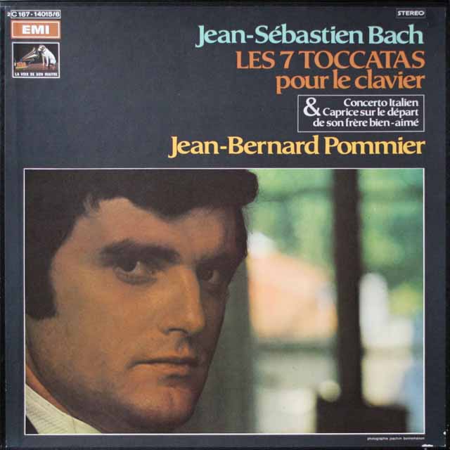 ポミエのバッハ/7つのトッカータほか　仏EMI　3336　LP レコード