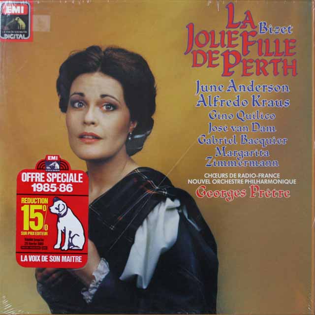 【未開封】　プレートルのビゼー/「美しきパースの娘」　仏EMI　3793　LP レコード