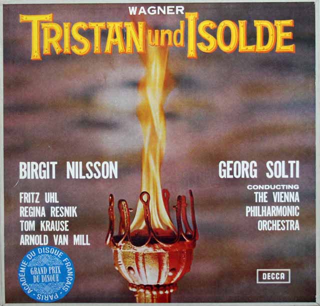ショルティのワーグナー/「トリスタンとイゾルデ」全曲　独DECCA　3010　LP レコード