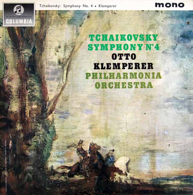 【モノラル】　クレンペラーのチャイコフスキー/交響曲第4番　英Columbia　3398　LP レコード　