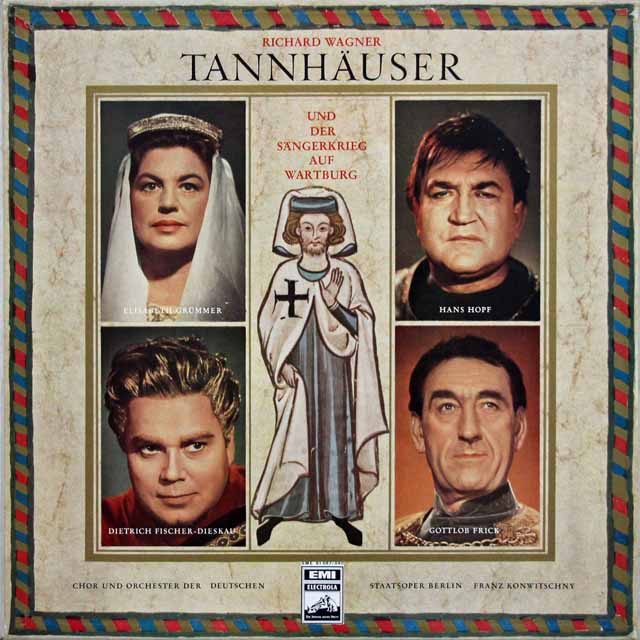 コンヴィチュニーのワーグナー/「タンホイザー」全曲　独ELECTROLA　3010　LP レコード