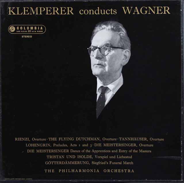 【オリジナル盤】クレンペラーのワーグナー/管弦楽曲集　英Columbia　3010　LP レコード
