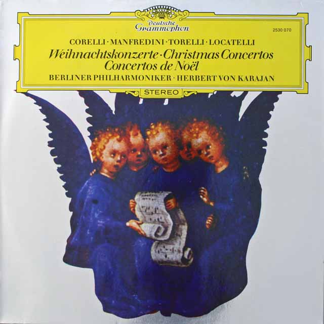 カラヤンのクリスマス協奏曲集　独DGG　3746　LP　レコード