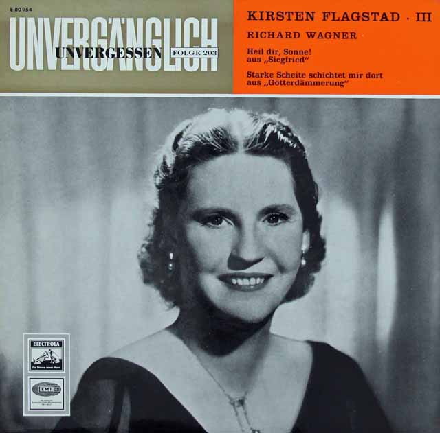 フラグスタートのワーグナー/名演集　独EMI　3630　LP レコード