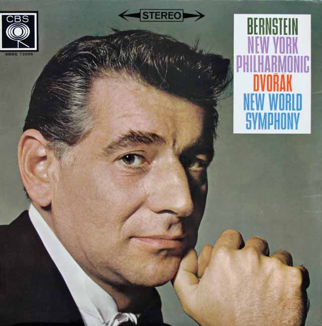 バーンスタインのドヴォルザーク/交響曲第9番「新世界より」　英CBS　2924　LP レコード