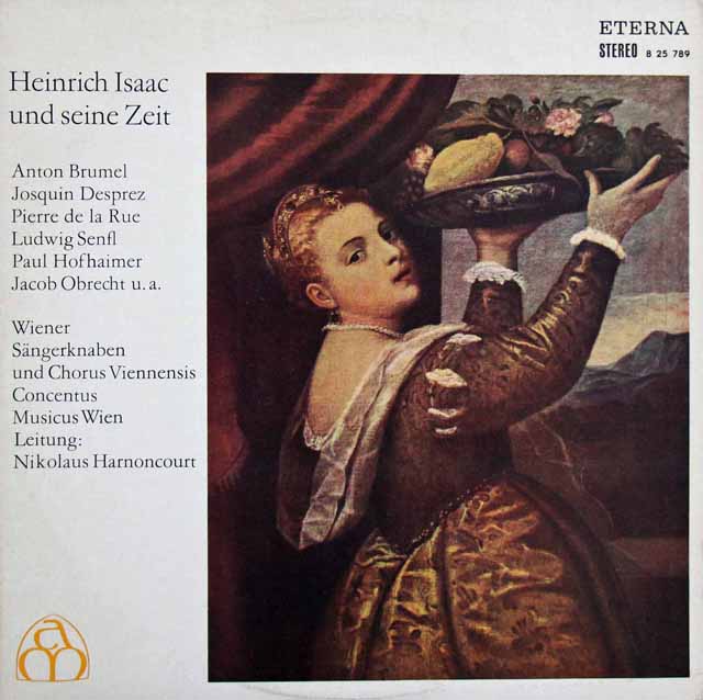 アーノンクールの「イザークとその時代」　独ETERNA　3283　LP レコード