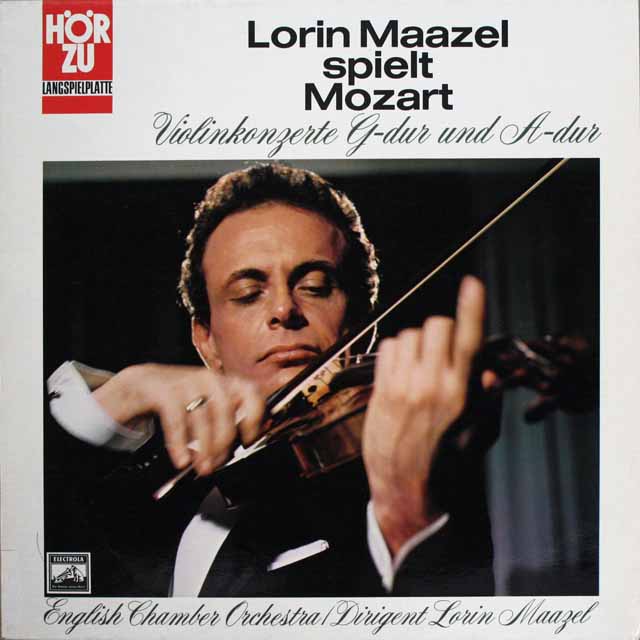 マゼールのモーツァルト/ヴァイオリン協奏曲第3＆5番  　独EMI　3228　LP レコード