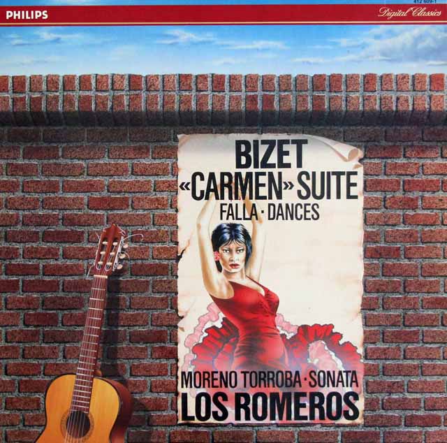 ロス・ロメロスのビゼー/「カルメン」組曲ほか　蘭PHILIPS　3530　LP レコード