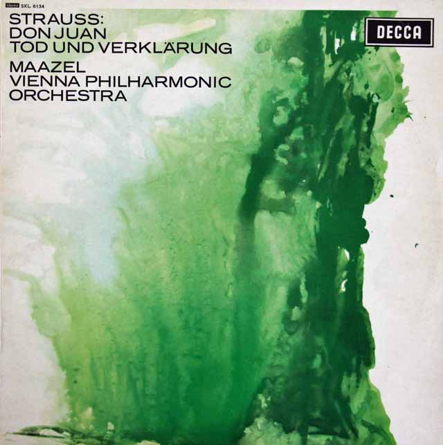 マゼールのR.シュトラウス/「ドン・ファン」、「死と浄化」　英DECCA　3529　LP レコード